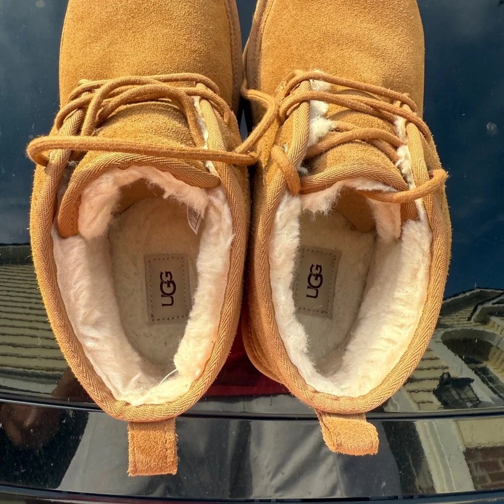 UGG Neumel Chestnut Suede Lace Up Chukka Boots‎ Mens 11 3236